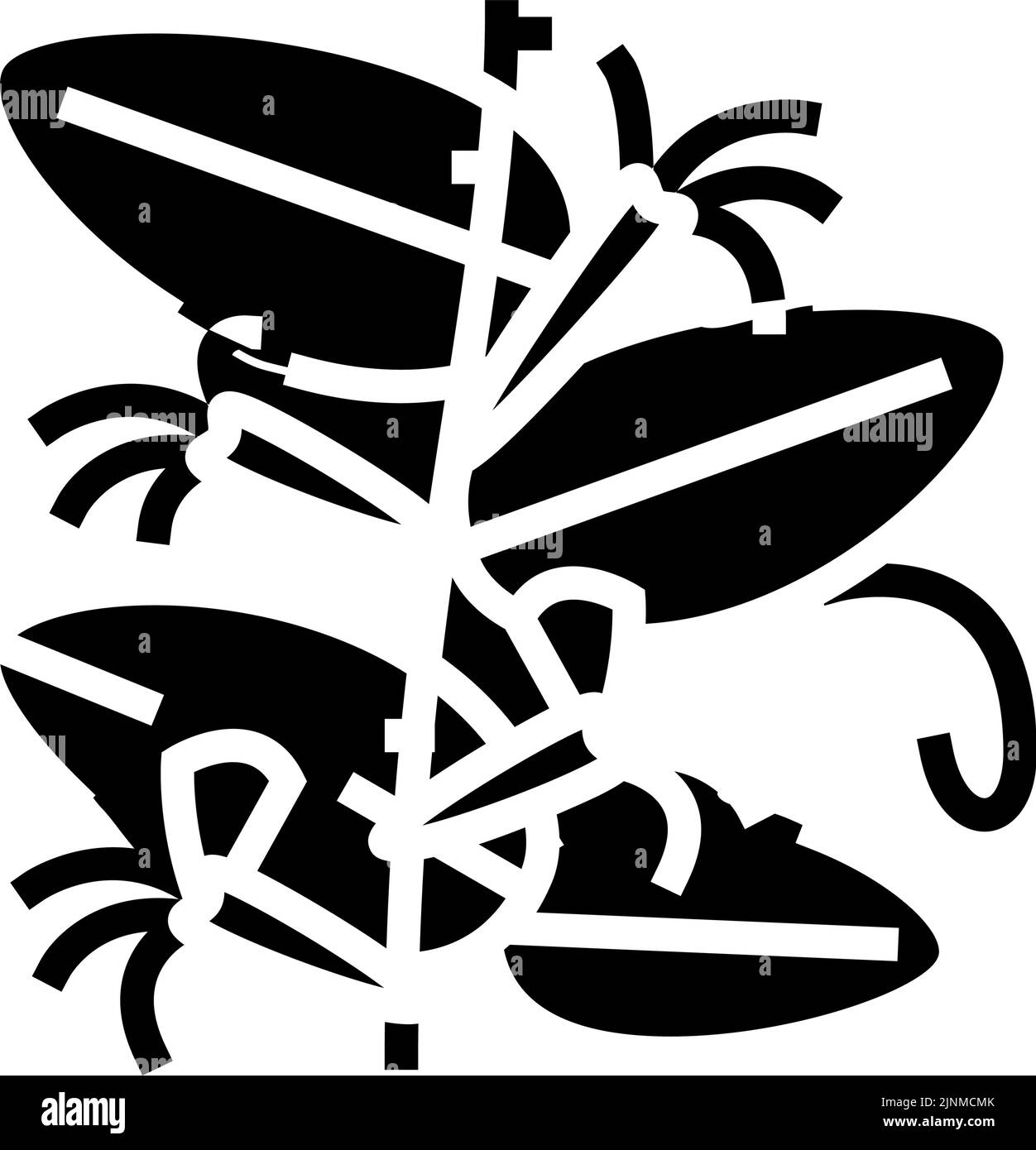 illustration d'un vecteur d'icône de glyphe de nid d'abeille japonais Illustration de Vecteur