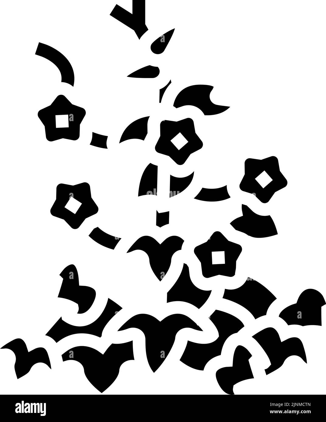 illustration vectorielle de l'icône de glyphe morning glory Illustration de Vecteur