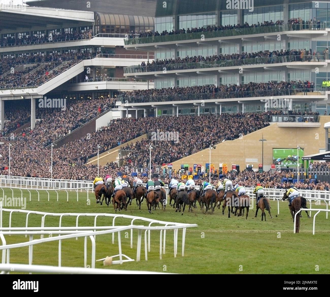 Cheltenham Gold Cup 18.03.16 course 2 Banque D'Images