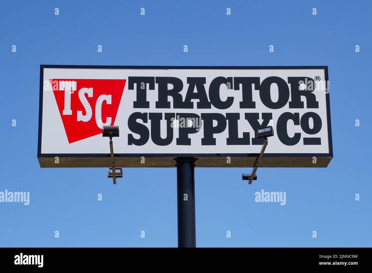 Logo de fourniture de tracteur Banque de photographies et d’images à