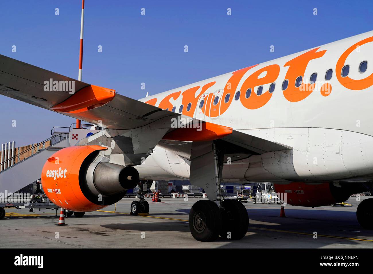 Airbus, vol easyJet Banque D'Images