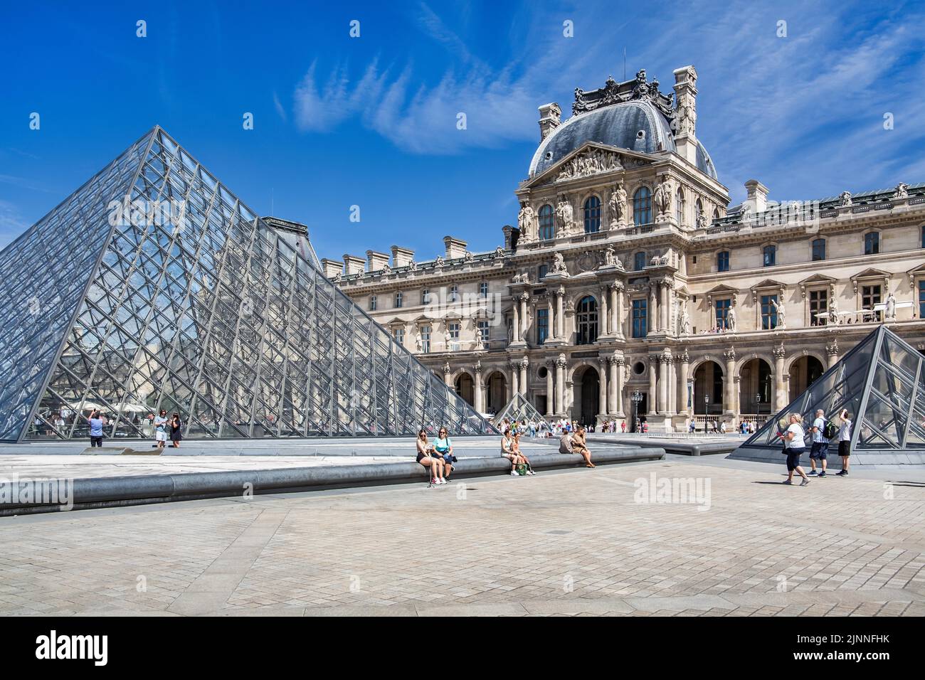 Louvre, Paris, Ile de France, Europe occidentale, France Banque D'Images