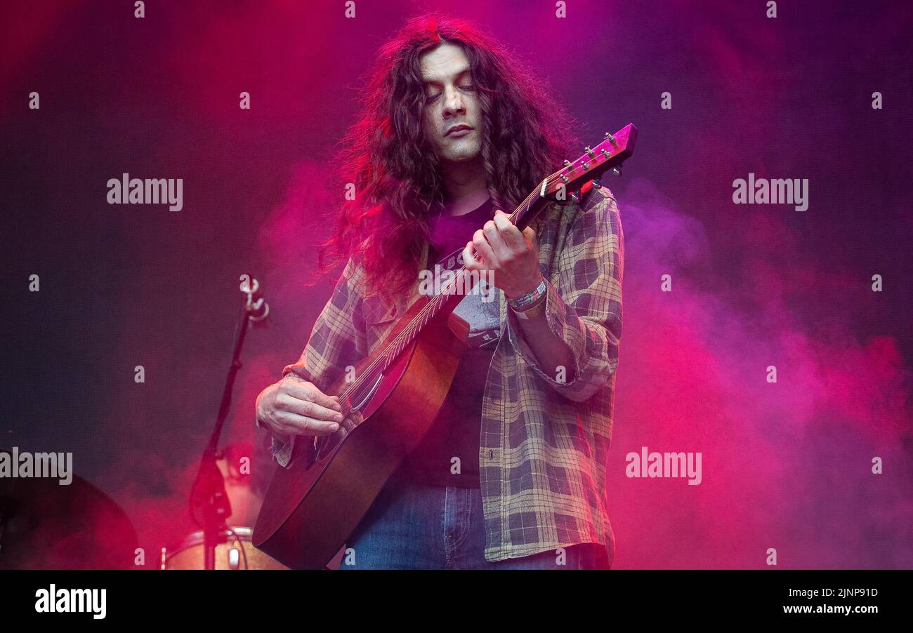 Kurt Vile en direct sur scène Banque D'Images
