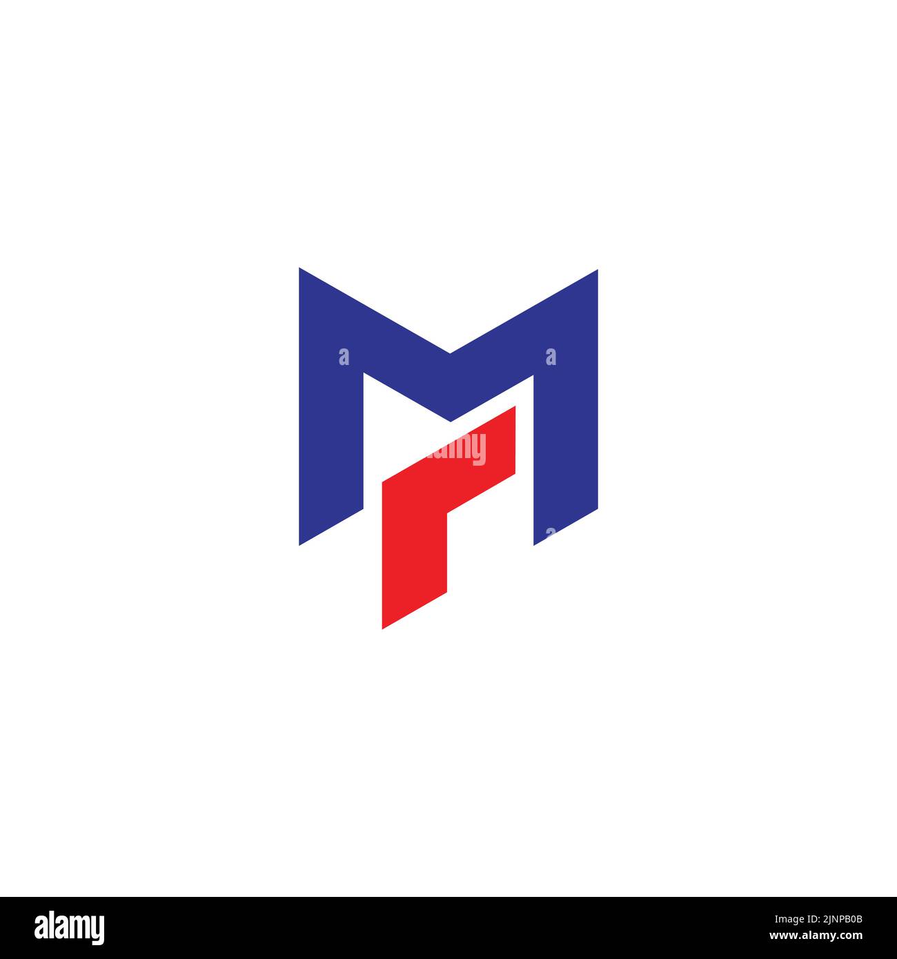 lettre mr flèche colorée logo vecteur Illustration de Vecteur