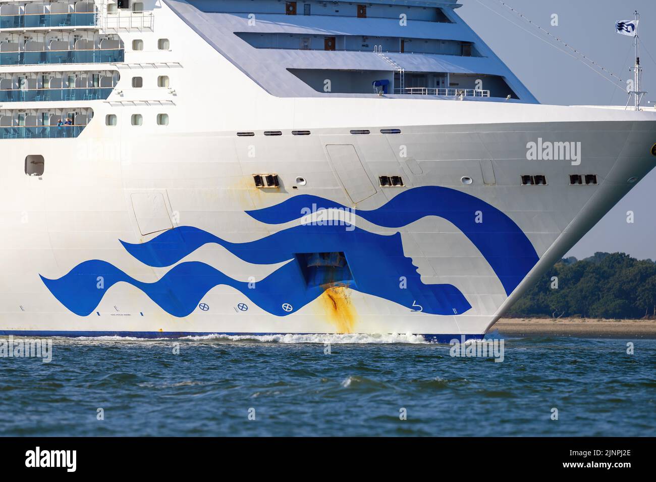 Logo Sea Witch de Princess Cruises - août 2022. Banque D'Images