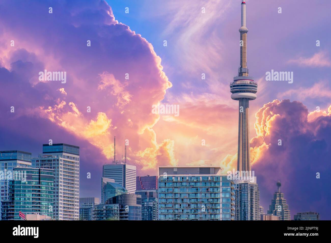 Toronto Urban Skyline, Canada Banque D'Images