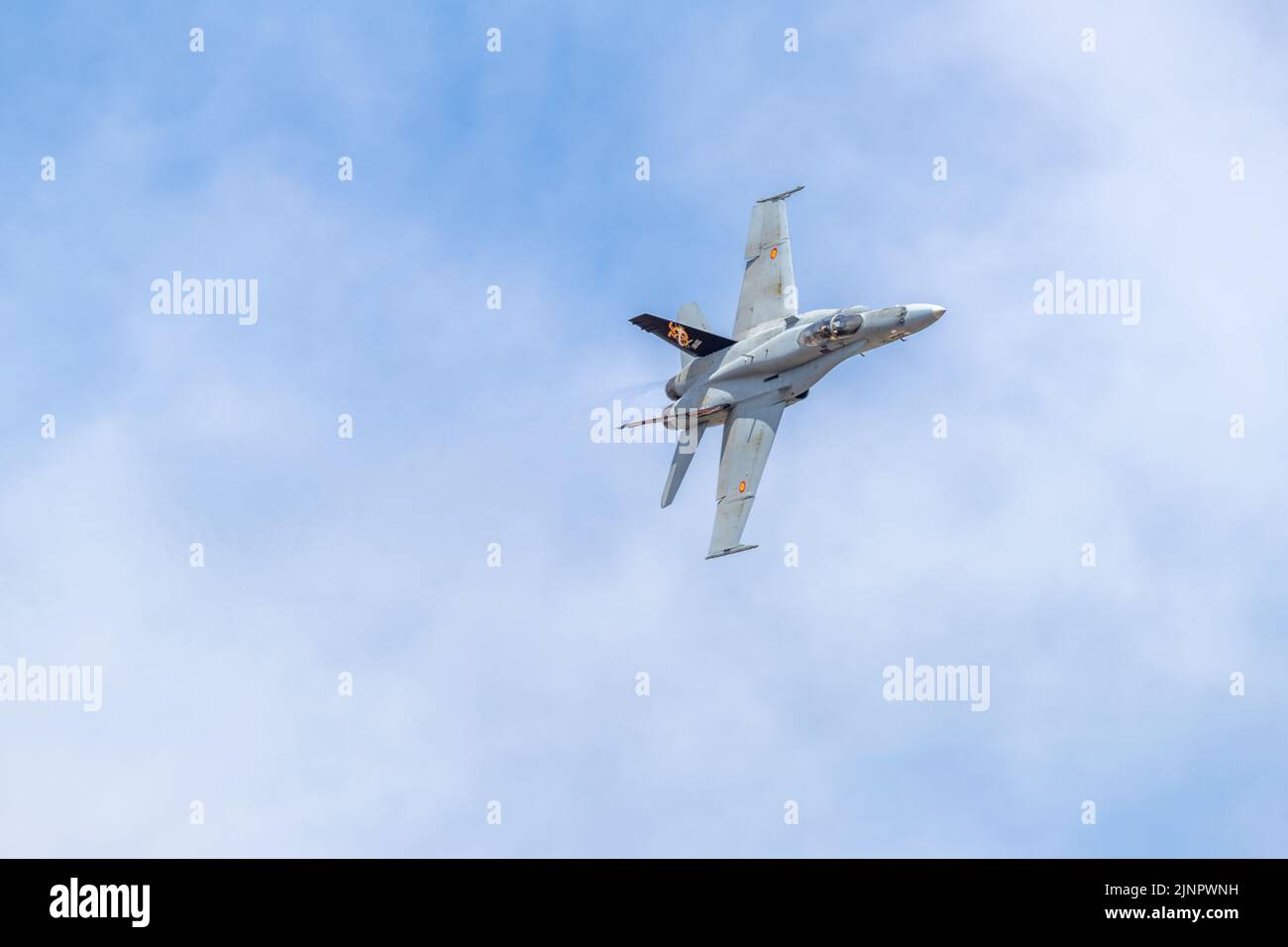 Spanish Air Force - McDonnell Douglas EF-18M Hornet aéroporté au Royal International Air Tattoo 2022 Banque D'Images