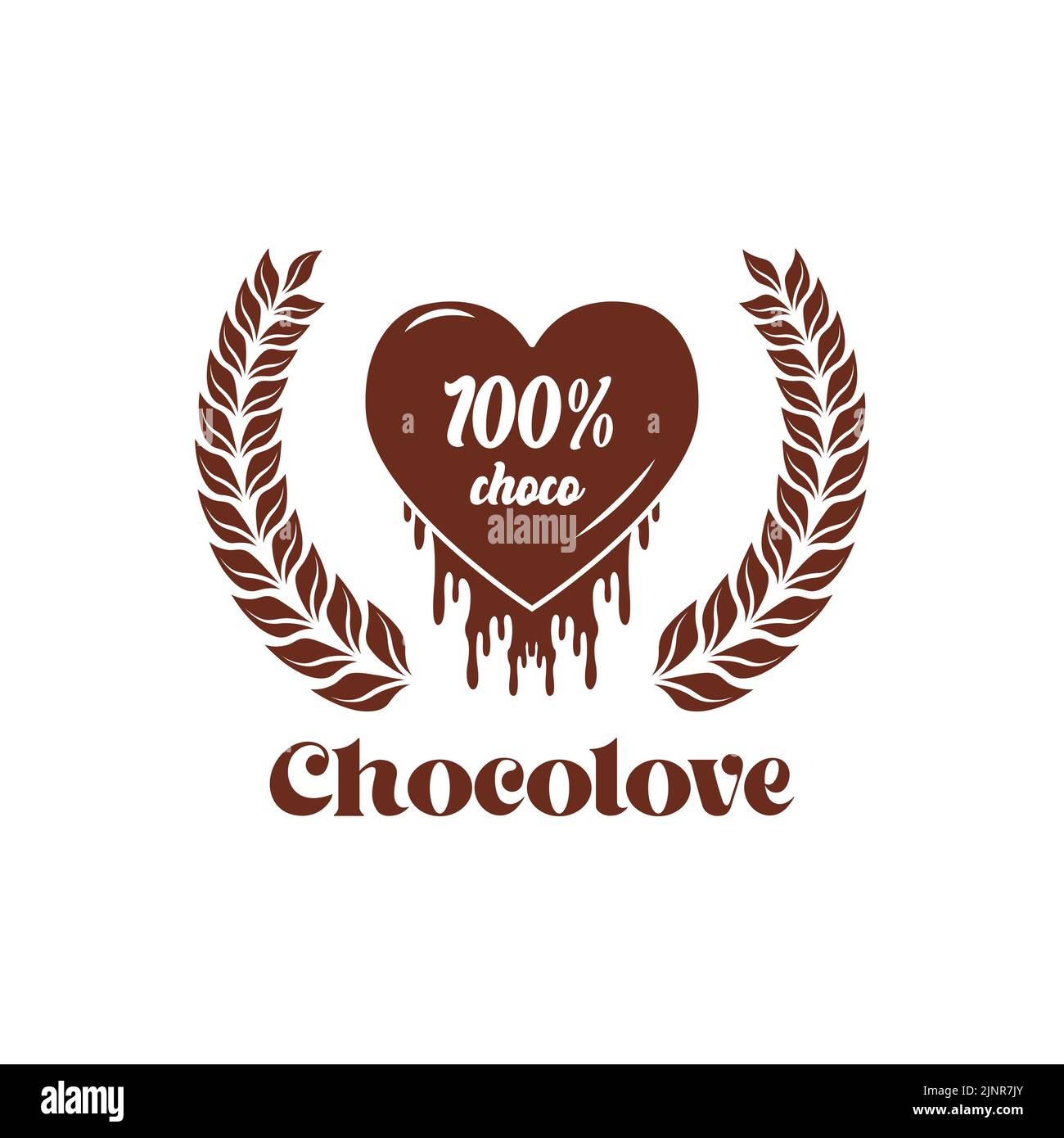 MOTIF VECTORIEL LIQUIDE CHOCOLAT, PARFAIT POUR LA PUBLICITÉ ET LA SAINT-VALENTIN Illustration de Vecteur