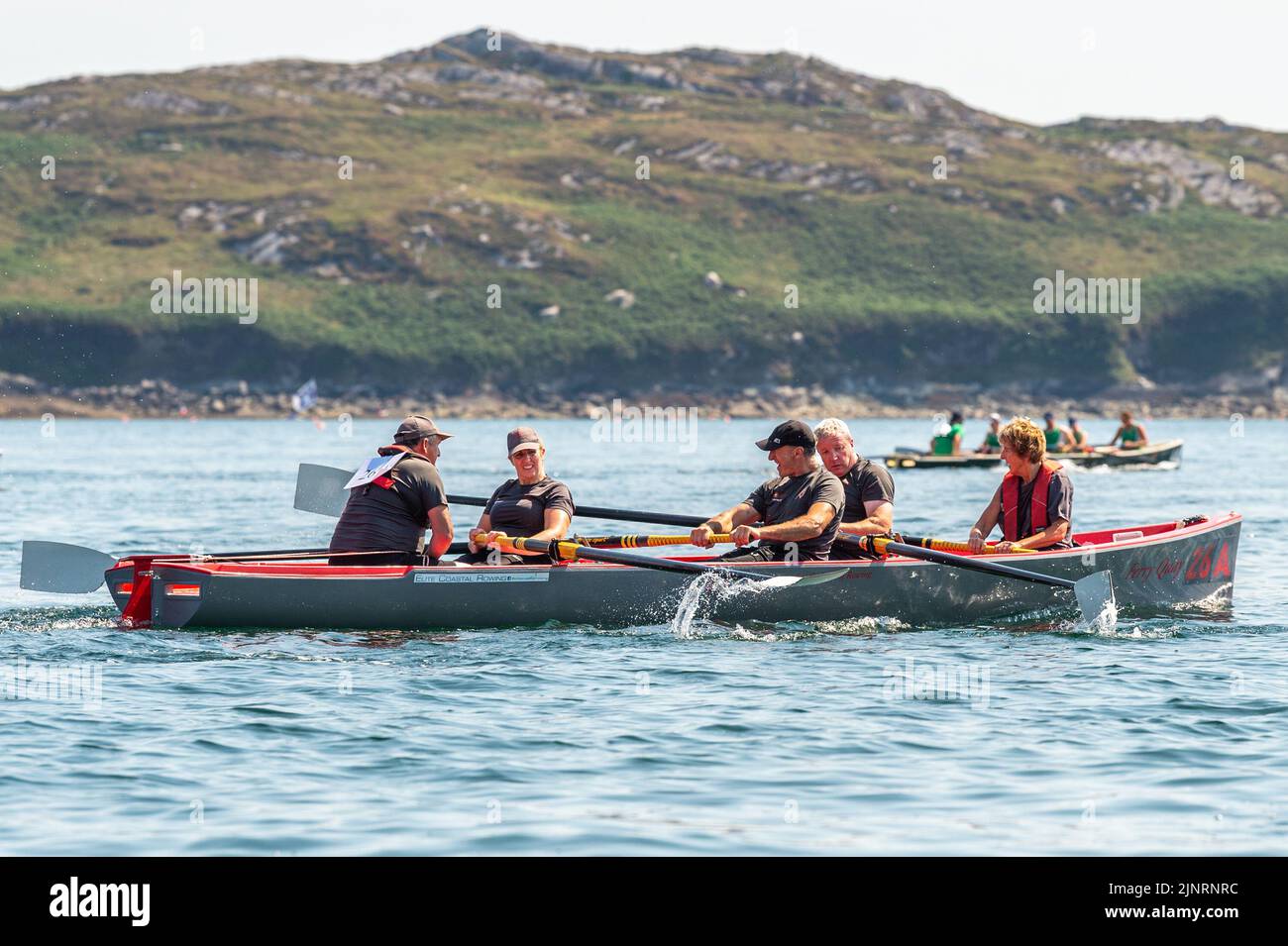 Schull, West Cork, Irlande. 13th août 2022. Les Championnats d'aviron côtière 2022 se déroulent ce week-end à Schull, à l'ouest de Cork. Un total de 290 équipages de différents clubs participent à l'événement qui se termine dimanche soir. Crédit : AG News/Alay Live News Banque D'Images