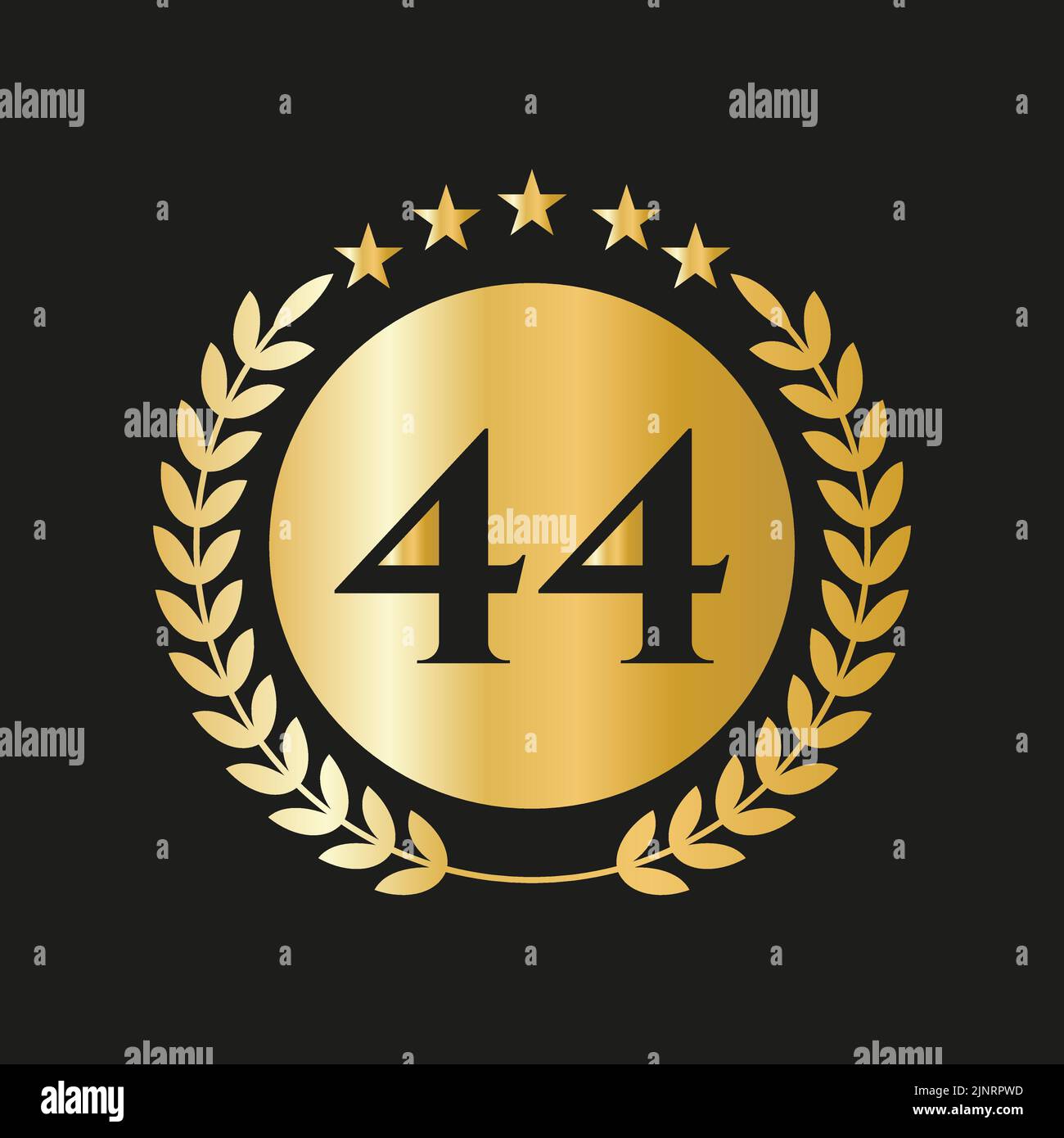 Logo Anniversaire 44 Ans Banque De Photographies Et D Images A Haute Resolution Alamy