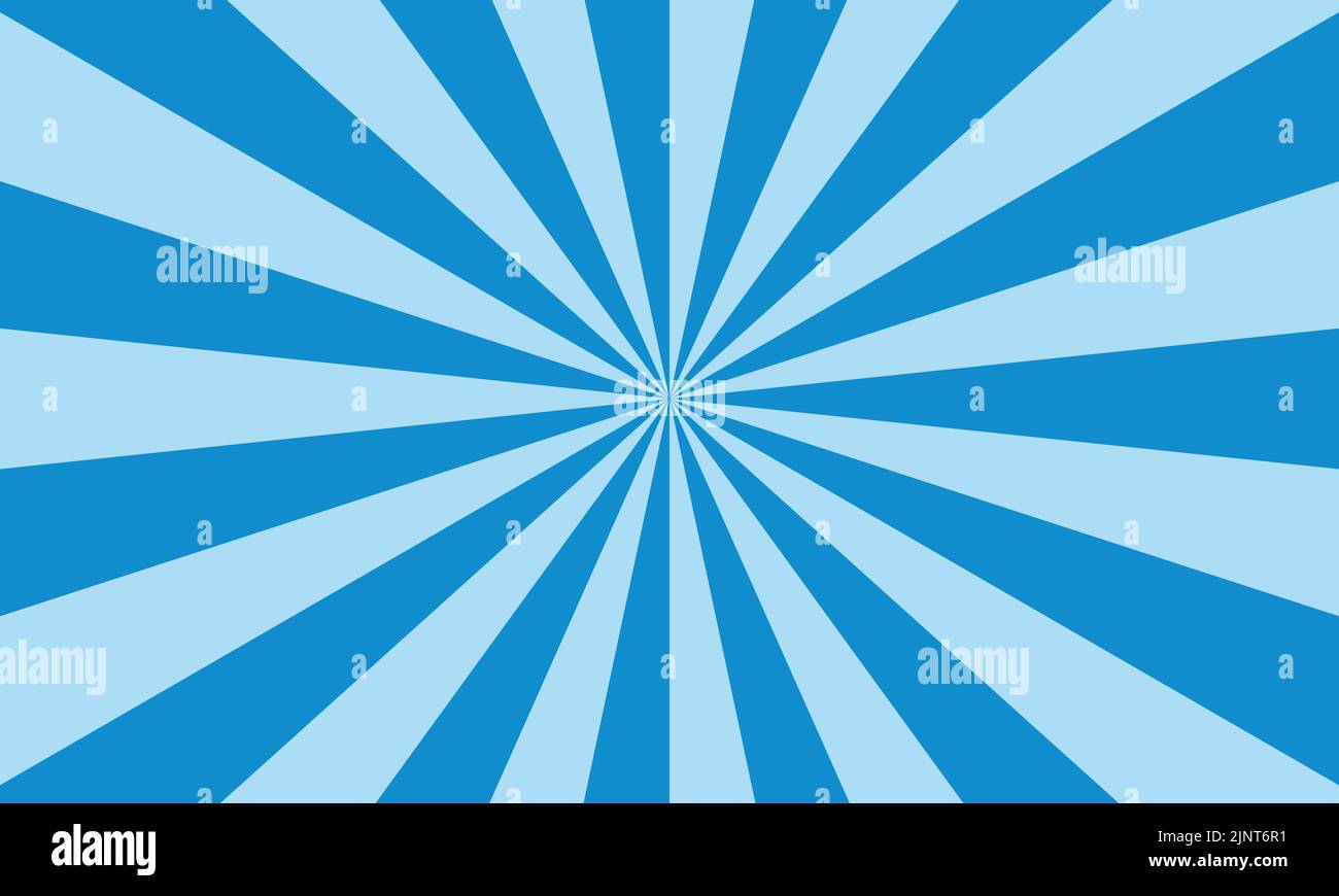 Motif soleil bleu. Illustration vectorielle. Arrière-plan abstrait rétro. Illustration de Vecteur