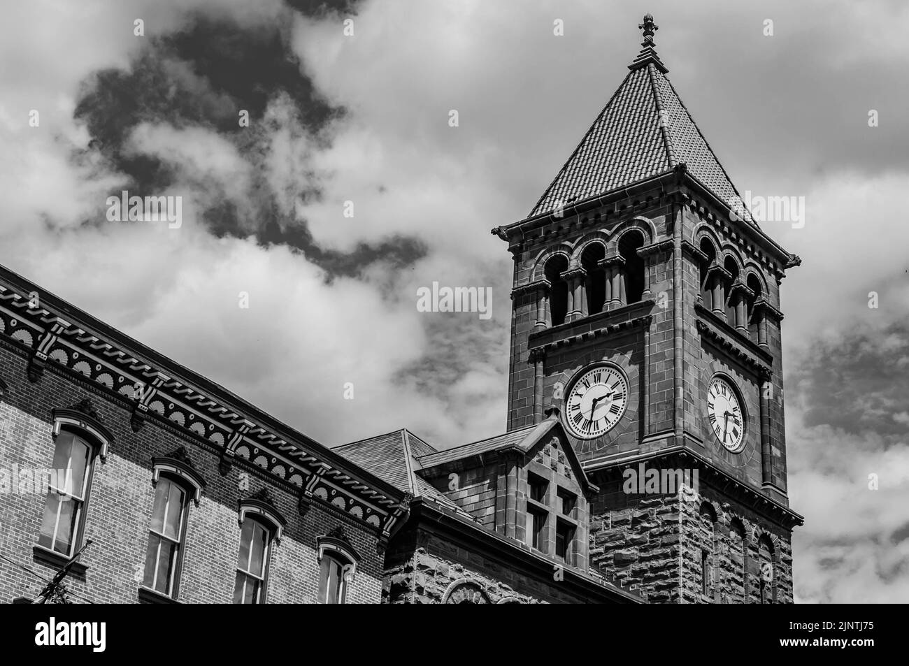 Palais de justice du comté de carbone, Jim Thorpe, Pennsylvanie, États-Unis Banque D'Images