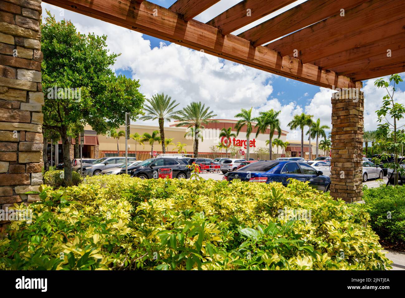 Davie, FL, USA - 30 juillet 2022: Magasin cible Davie FL RK Centre Banque D'Images