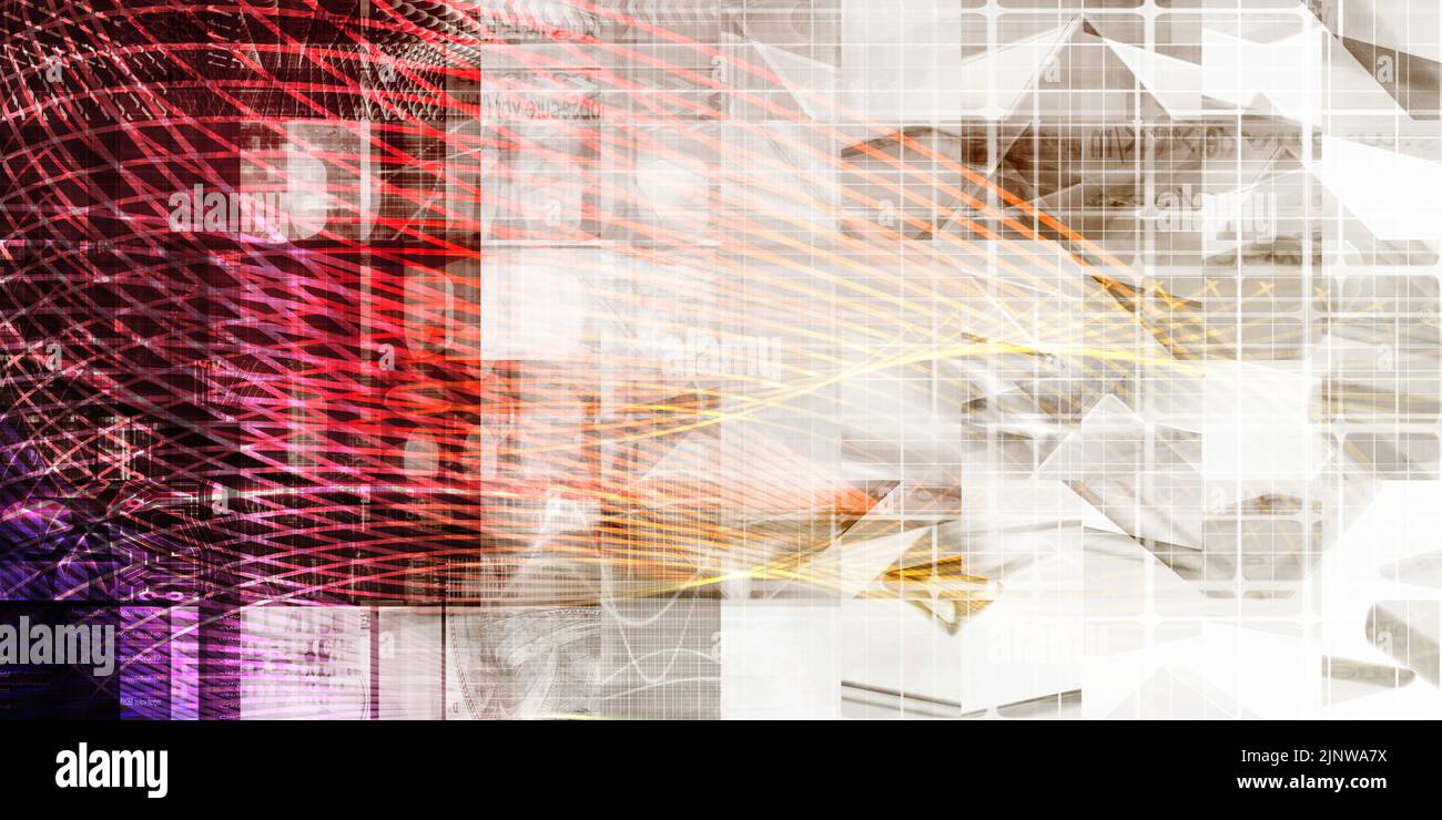 L'informatique l'ingénierie comme un concept de la technologie numérique Banque D'Images