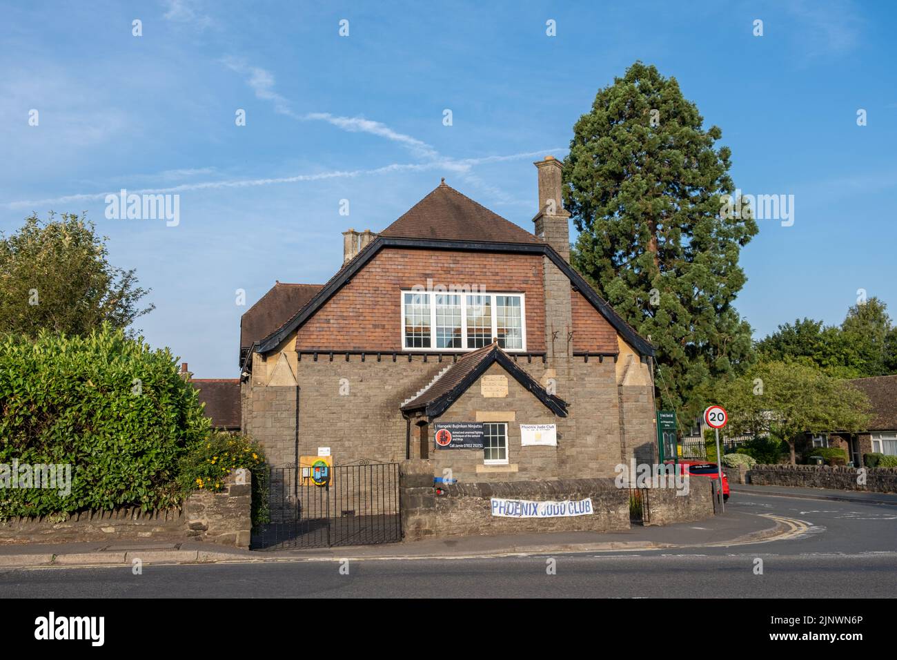 Salle de l'église Sainte-Anne, Oldland Common, Bristol (Aug22) Banque D'Images