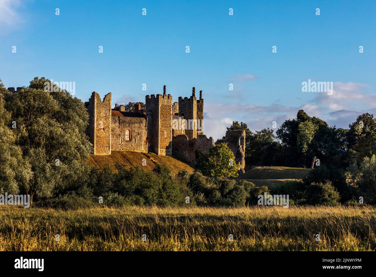 Château de Framingham ; Suffolk ; Royaume-Uni Banque D'Images