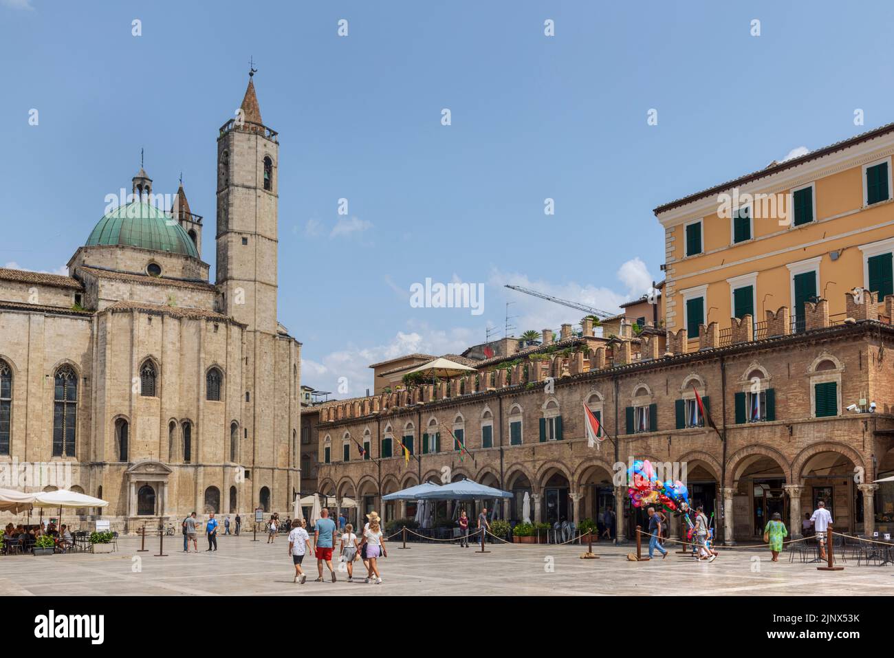 Ascoli Piceno, Marches, Italie Banque D'Images