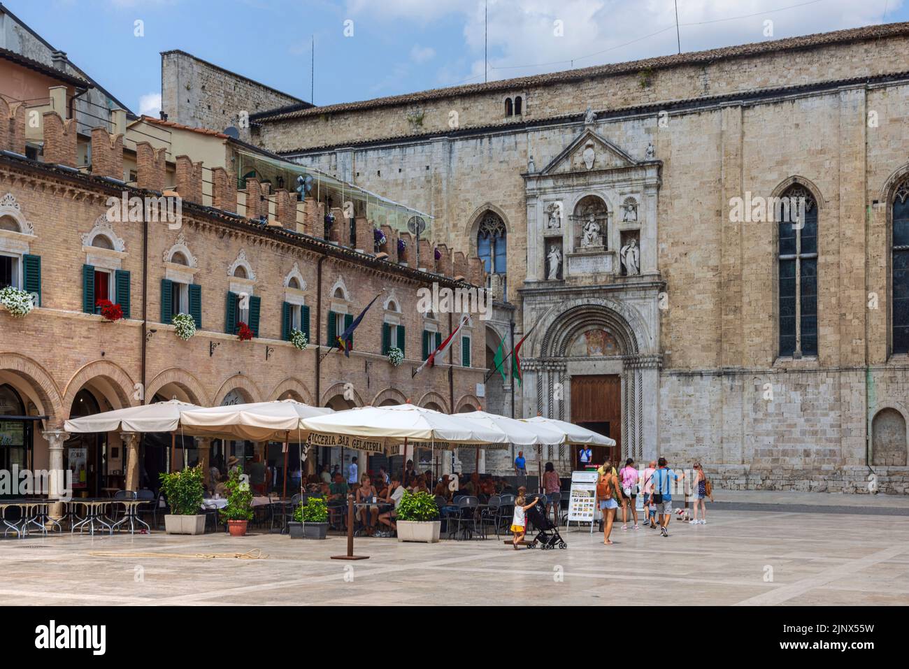 Ascoli Piceno, Marches, Italie Banque D'Images