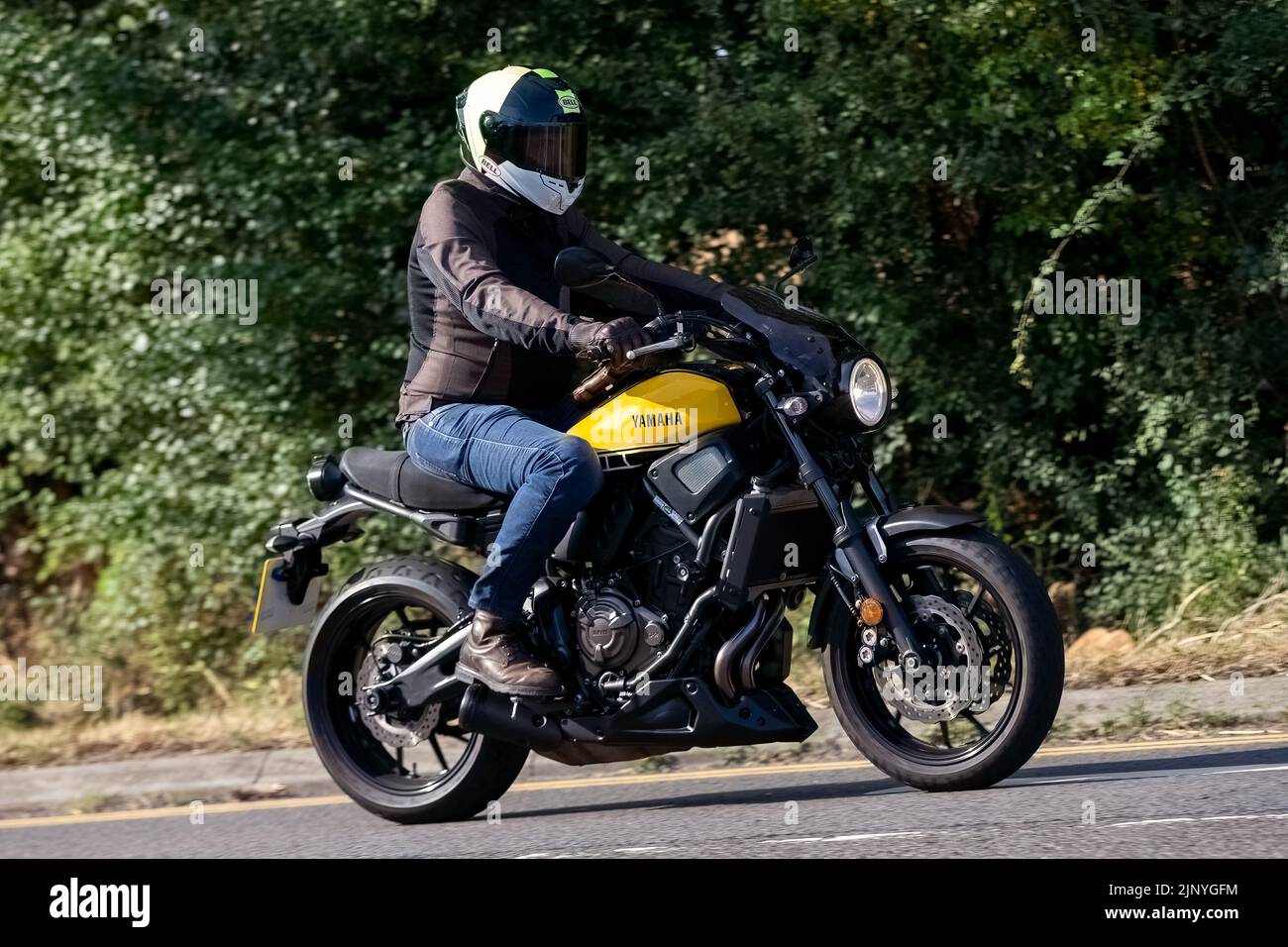 2016 689cc Yamaha moto Banque D'Images