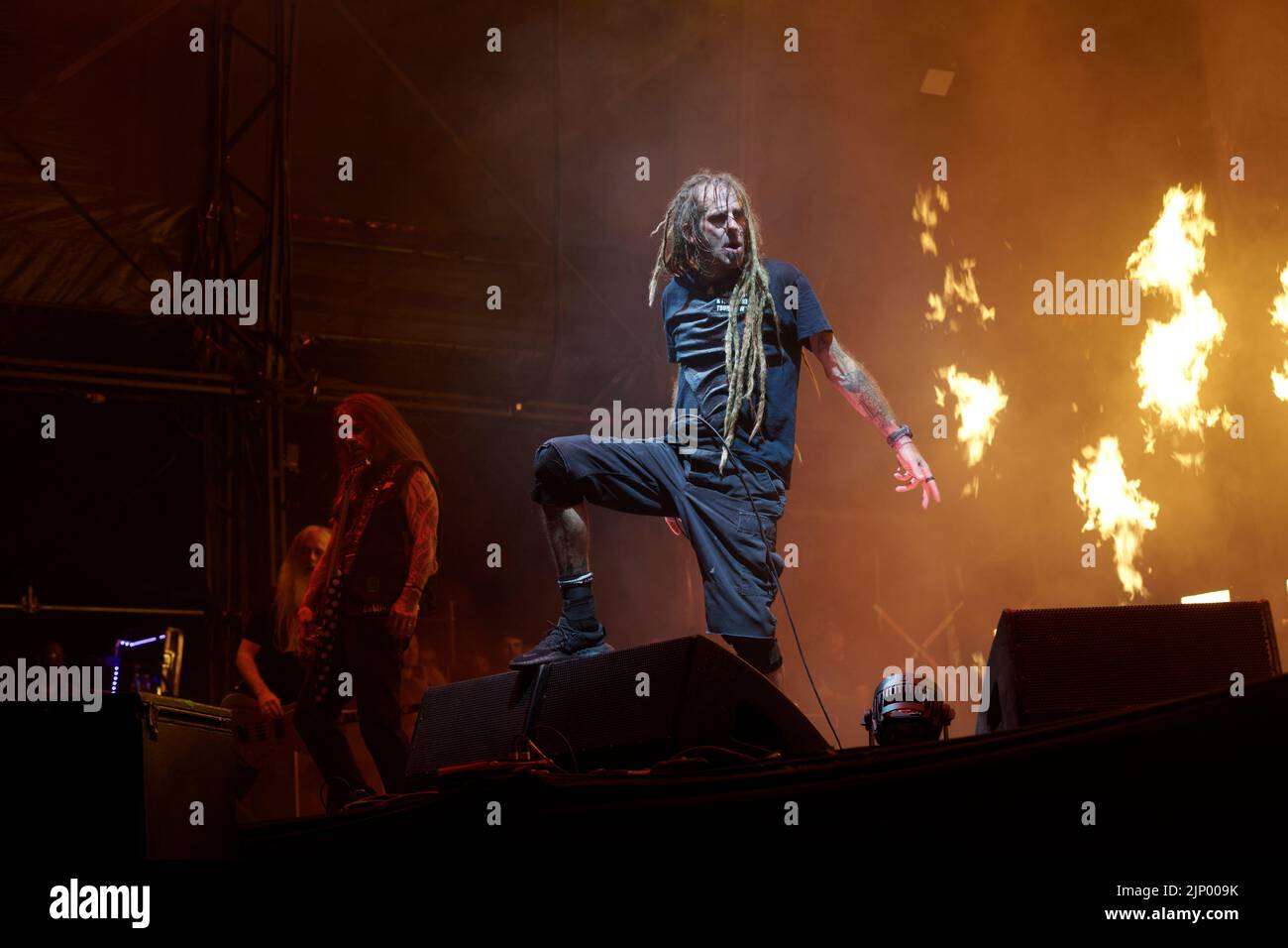 Catton Park, Royaume-Uni, 14 août 2022, Lamb of God se produit sur la scène principale au Bloodstock Open Air Festival. Crédit : nouvelles en direct de will Tudor/Alamy Banque D'Images