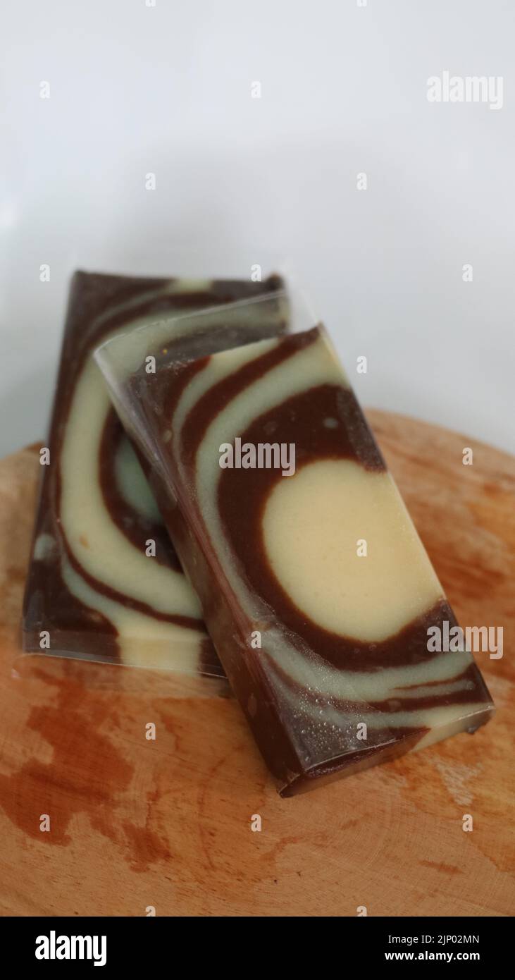 gâteau au chocolat tentant Banque D'Images