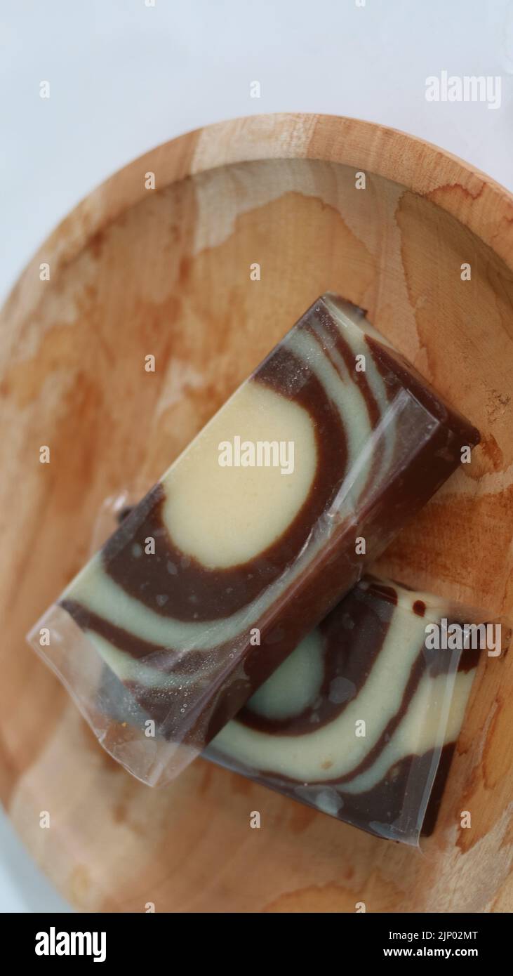 gâteau au chocolat tentant Banque D'Images