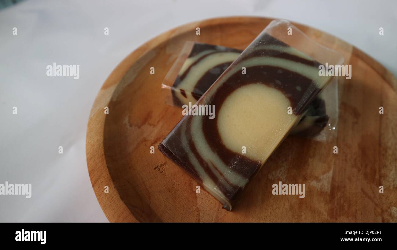 gâteau au chocolat tentant Banque D'Images