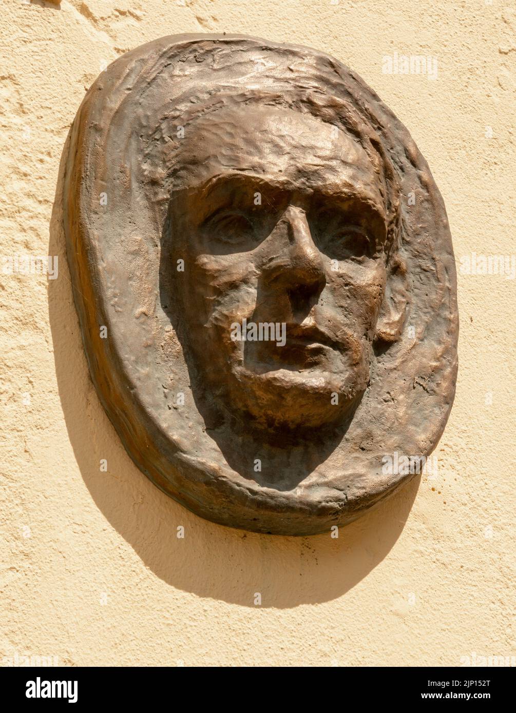 Donji Kraljevec, Croatie - 14 août 2022 : la maison où est né Rudolf Steiner. Lieu de naissance. Banque D'Images