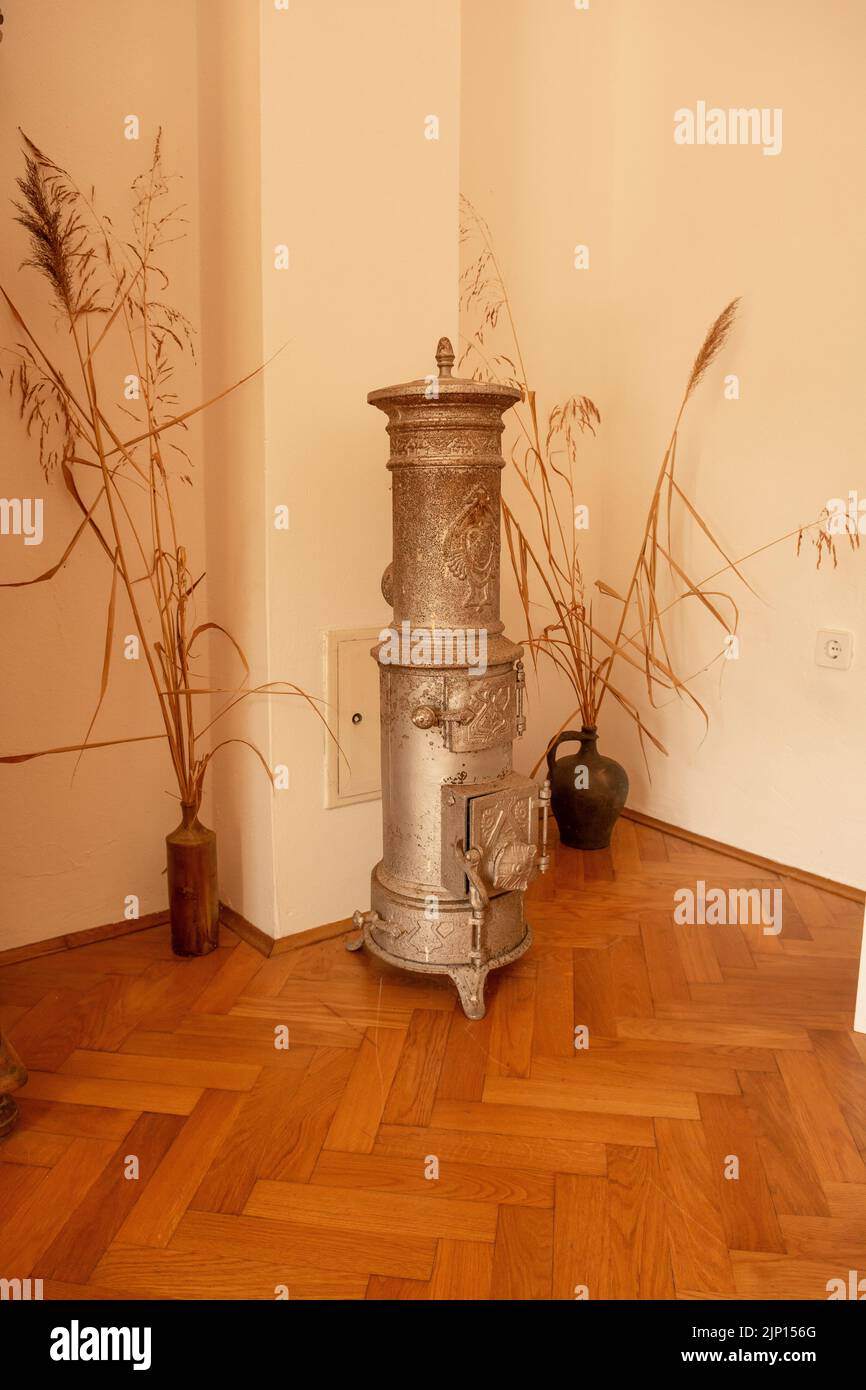 Donji Kraljevec, Croatie - 14 août 2022 : la maison où est né Rudolf Steiner. Lieu de naissance. Banque D'Images