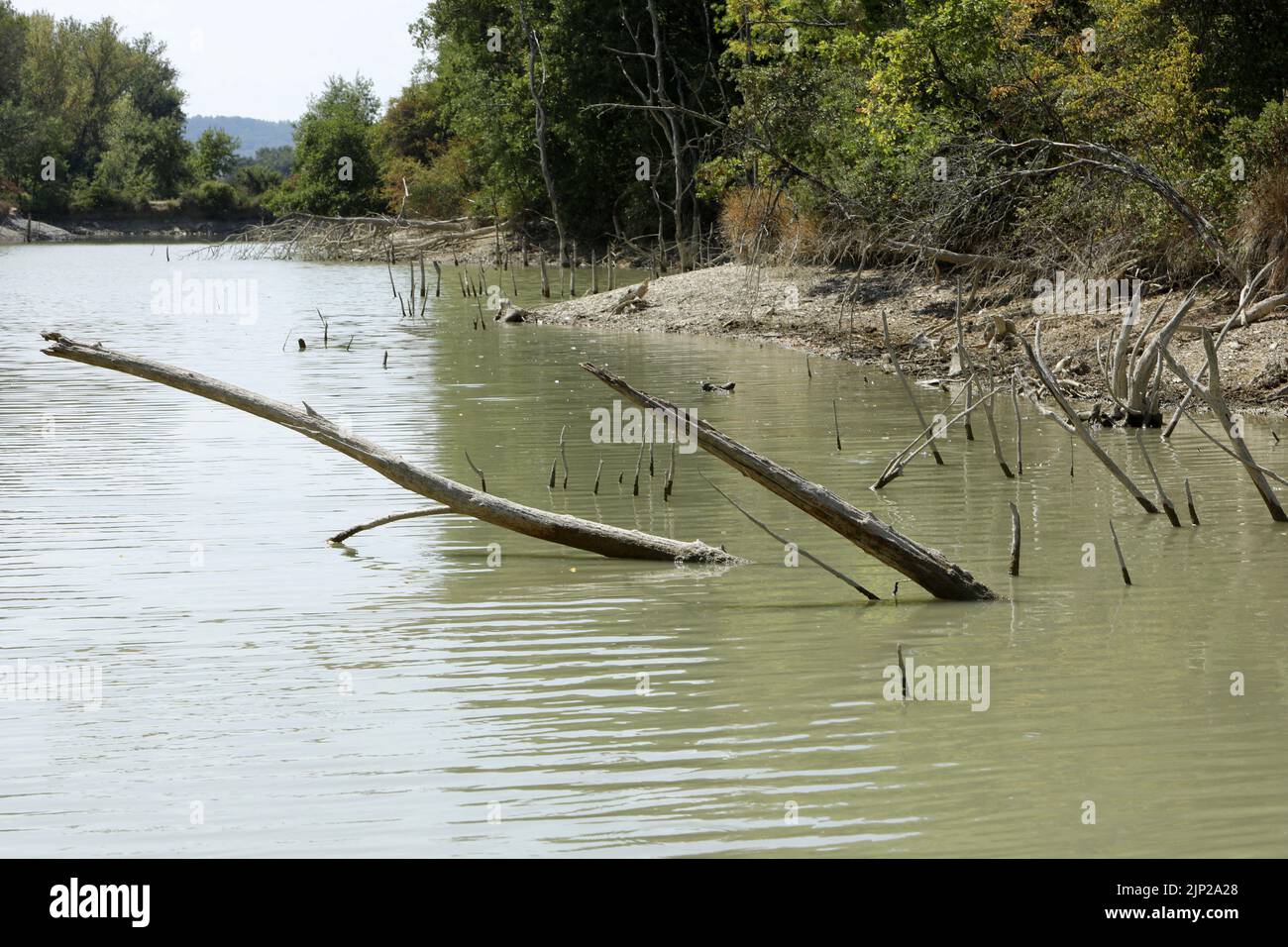La sécheresse a transformé la rivière Gardon en un ORD saharien. météorologique