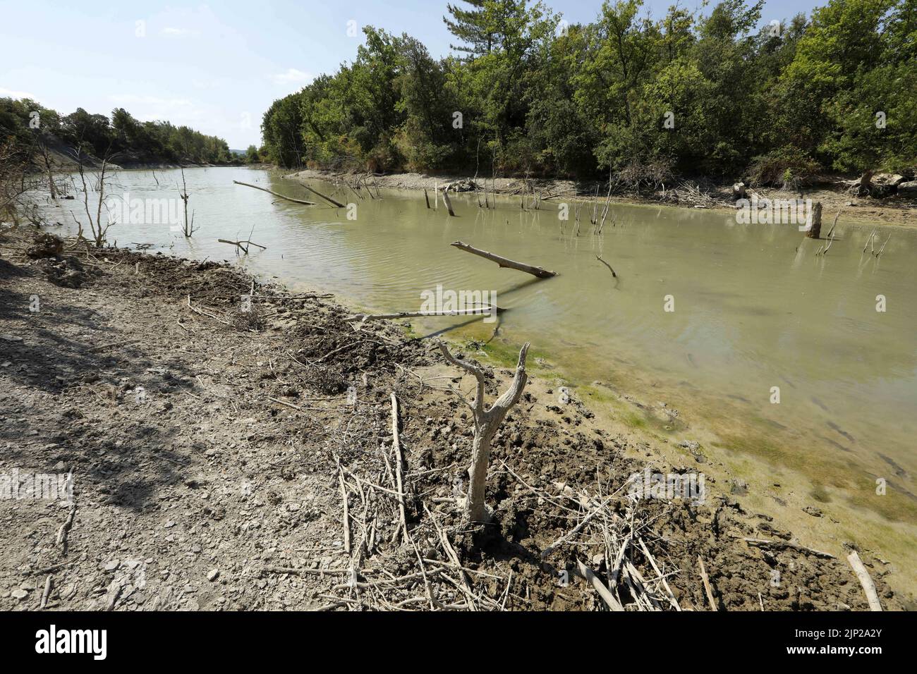 La sécheresse a transformé la rivière Gardon en un ORD saharien. météorologique