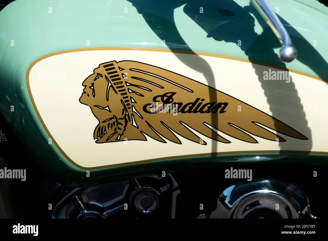 Autocollant Décalcomanie Logo Moto Indienne - Vinyle Premium, Taille Et Couleur Au Choix