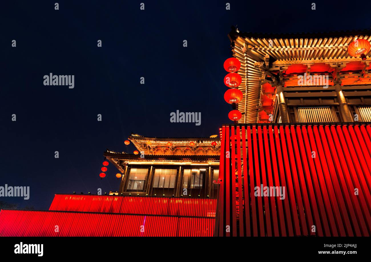 Tang Style Structures Tang dynasty style Banque de photographies et d’images à haute ...