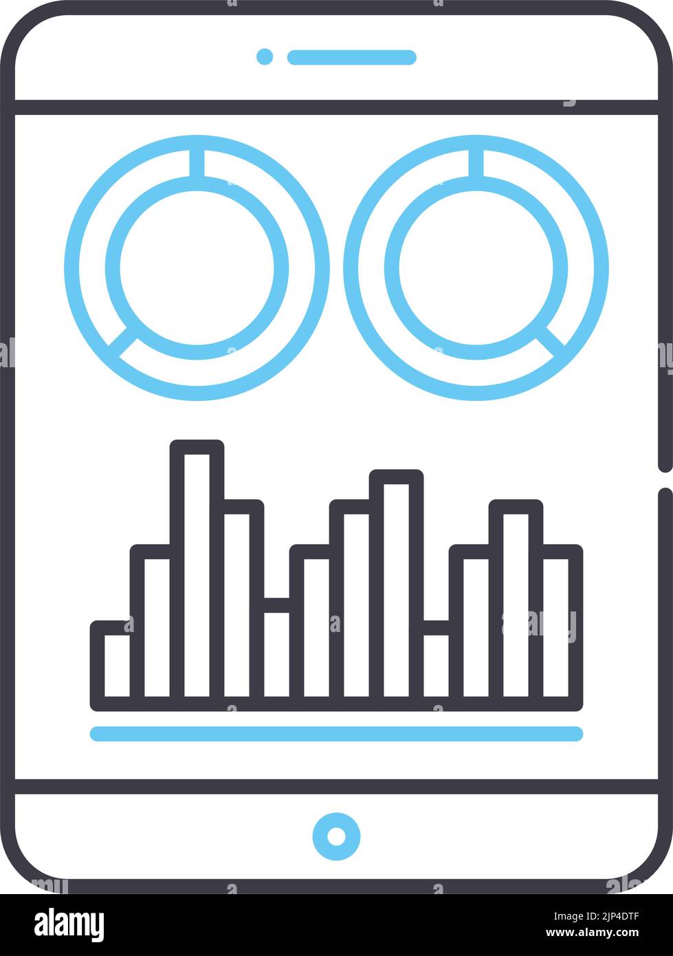 icône de ligne de conditions commerciales, symbole de contour, illustration vectorielle, signe de concept Illustration de Vecteur