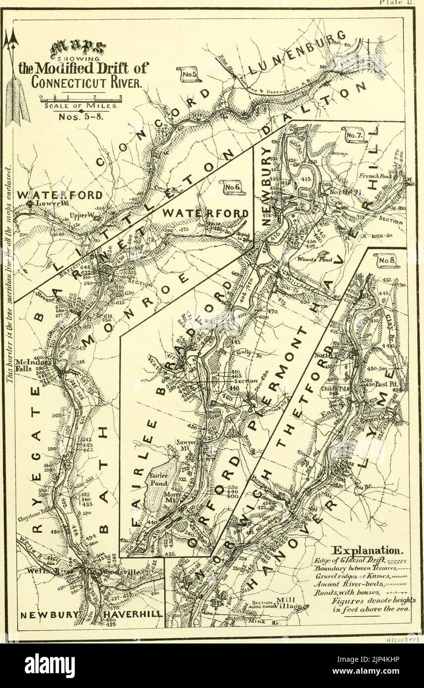 La géologie du New Hampshire - un rapport comprenant les résultats des explorations ordonnées par la législature (1874) (14804261933) Banque D'Images