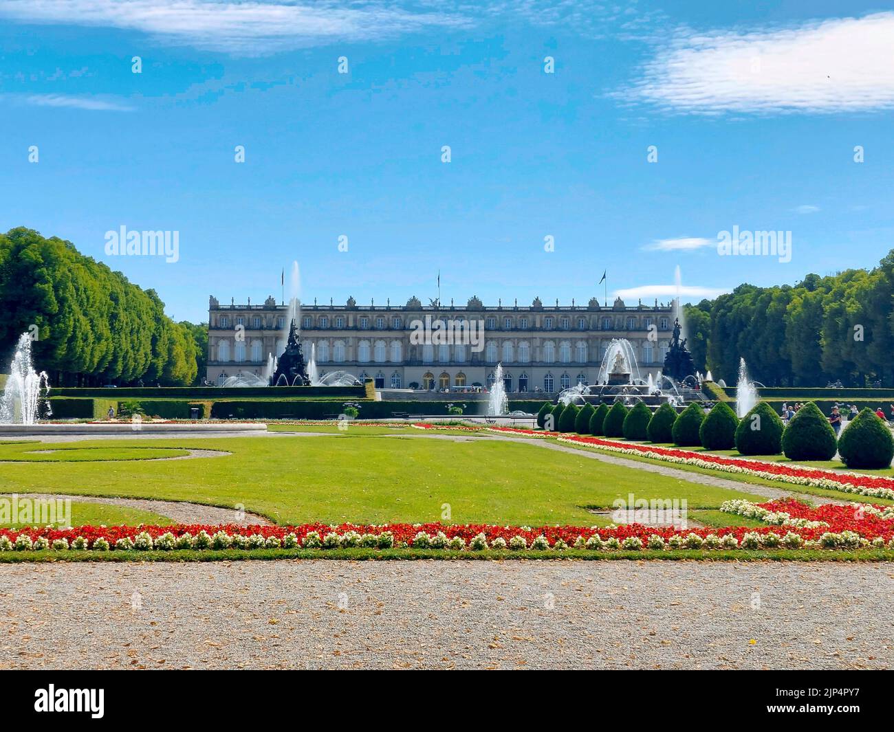 Château Herrenchiemsee, Bavière, Allemagne Banque D'Images