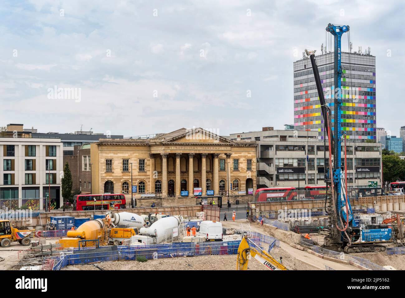 Réaménagement du site du centre commercial Elephant & Castle, aujourd'hui démoli, pour créer un nouveau centre-ville. Banque D'Images