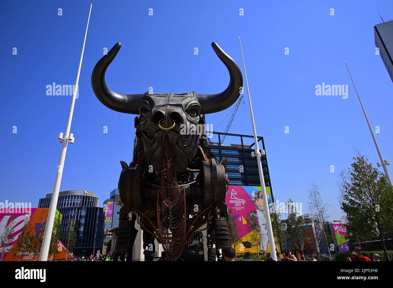 Birmingham Commonwealth Games 2022 The Raging Bull Banque D'Images