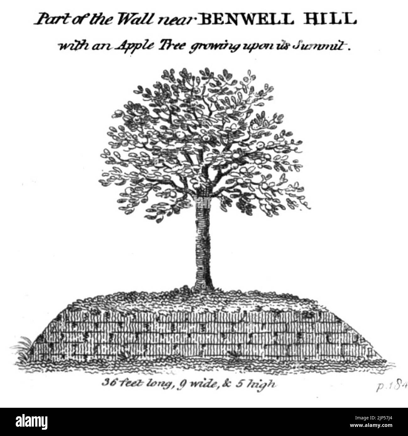 L'histoire de la Muraille Romaine - Planche 3 Banque D'Images