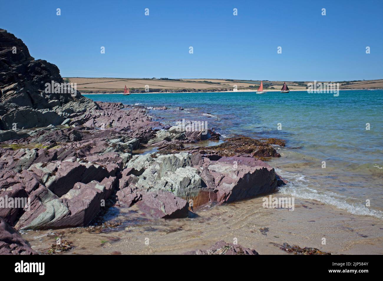 Daymer Bay. Cornouailles, Angleterre Banque D'Images