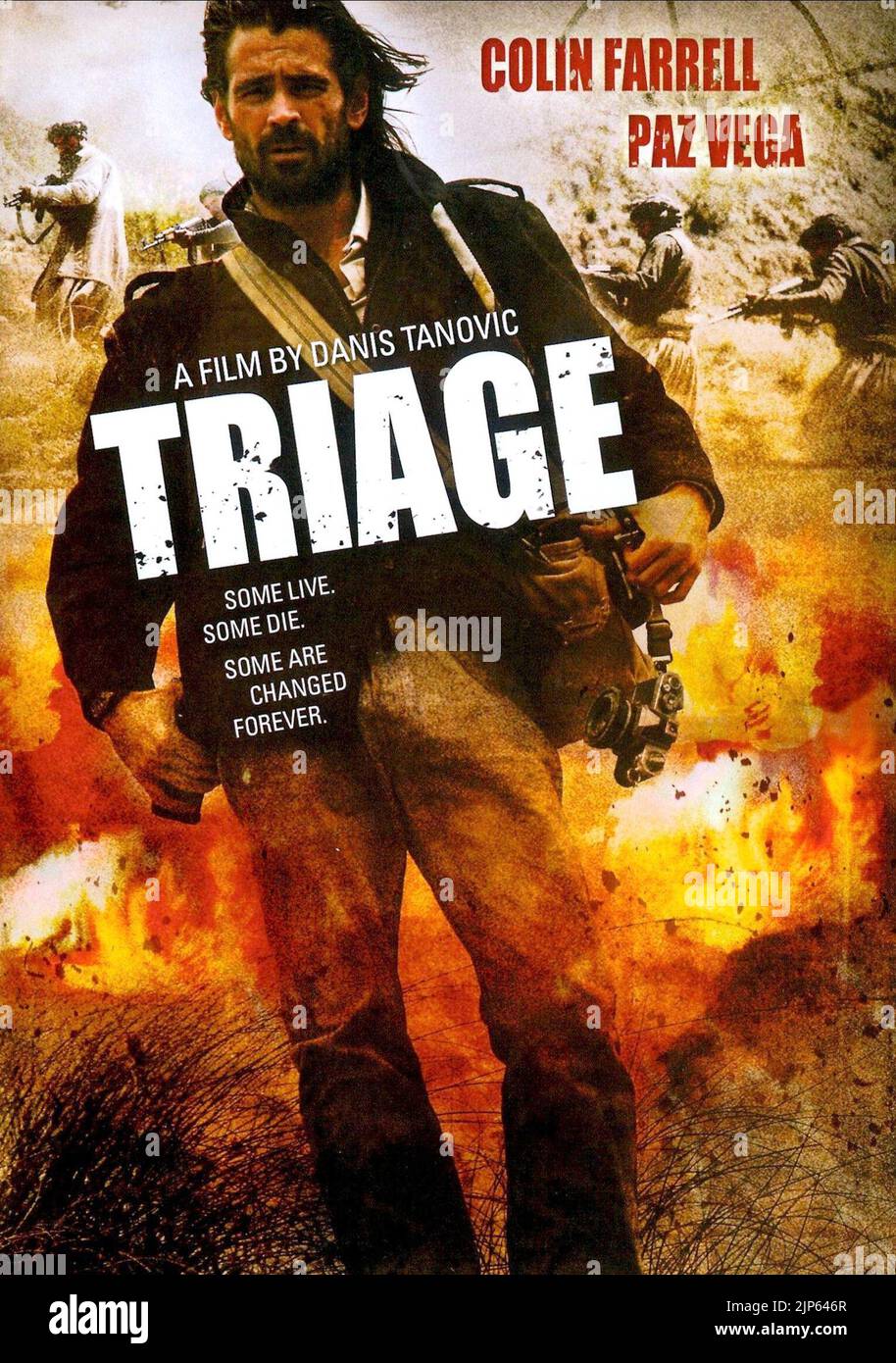 COLIN FARRELL AFFICHE, SHELL SHOCK, 2009 Banque D'Images