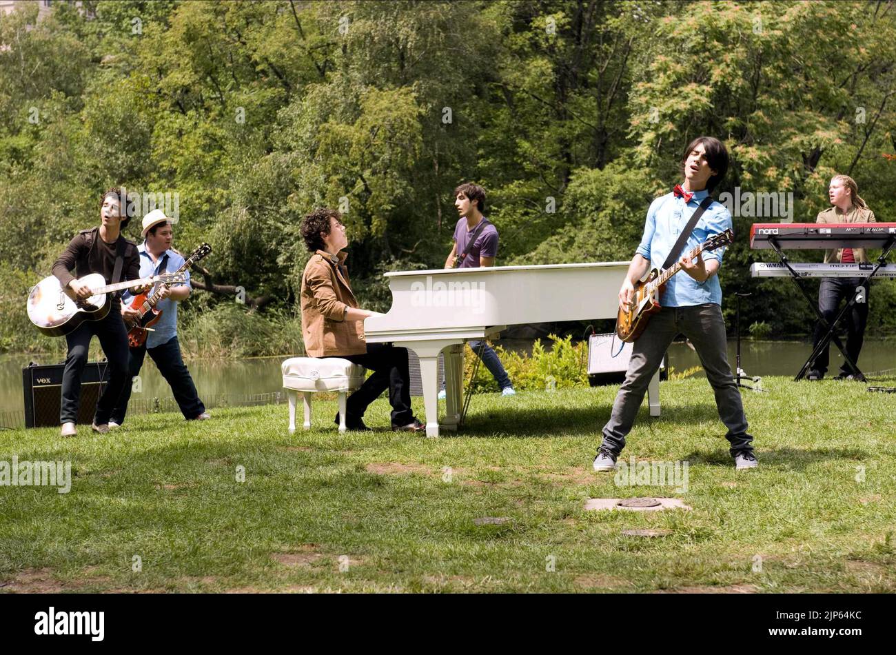KEVIN JONAS, JOHN TAYLOR, Nick Jonas, Joe Jonas, RYAN LIESTMAN, JONAS BROTHERS : THE 3D CONCERT EXPÉRIENCE, 2009 Banque D'Images KEVIN JONAS, JOHN TAYLOR, Nick Jonas, Joe Jonas, RYAN LIESTMAN, JONAS BROTHERS : THE 3D CONCERT EXPÉRIENCE, 2009 Banque D'Images