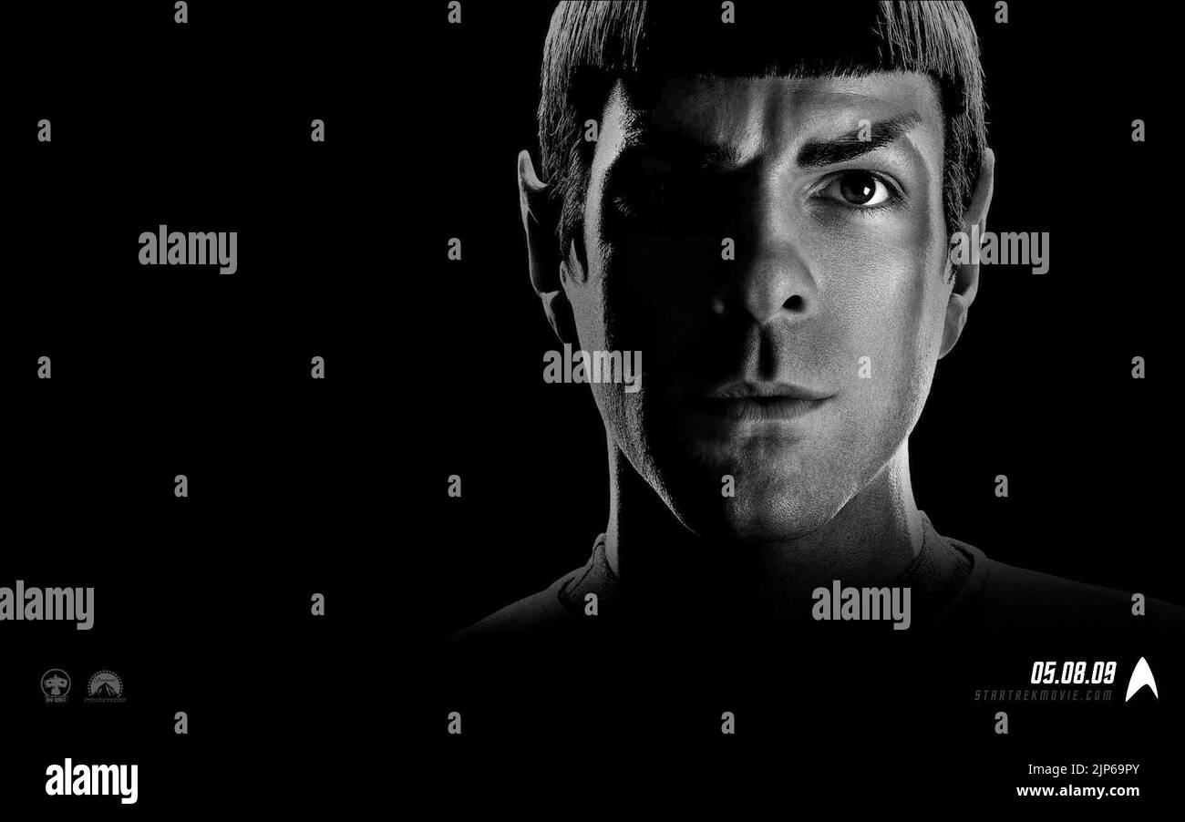 ZACHARY QUINTO POSTER, STAR TREK, 2009 Banque D'Images