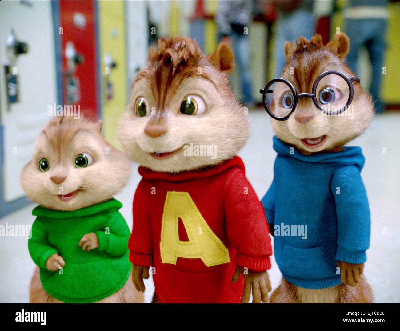 THEODORE, Alvin, Simon, ALVIN ET LES CHIPMUNKS : LA SQUEAKQUEL, 2009 Banque D'Images