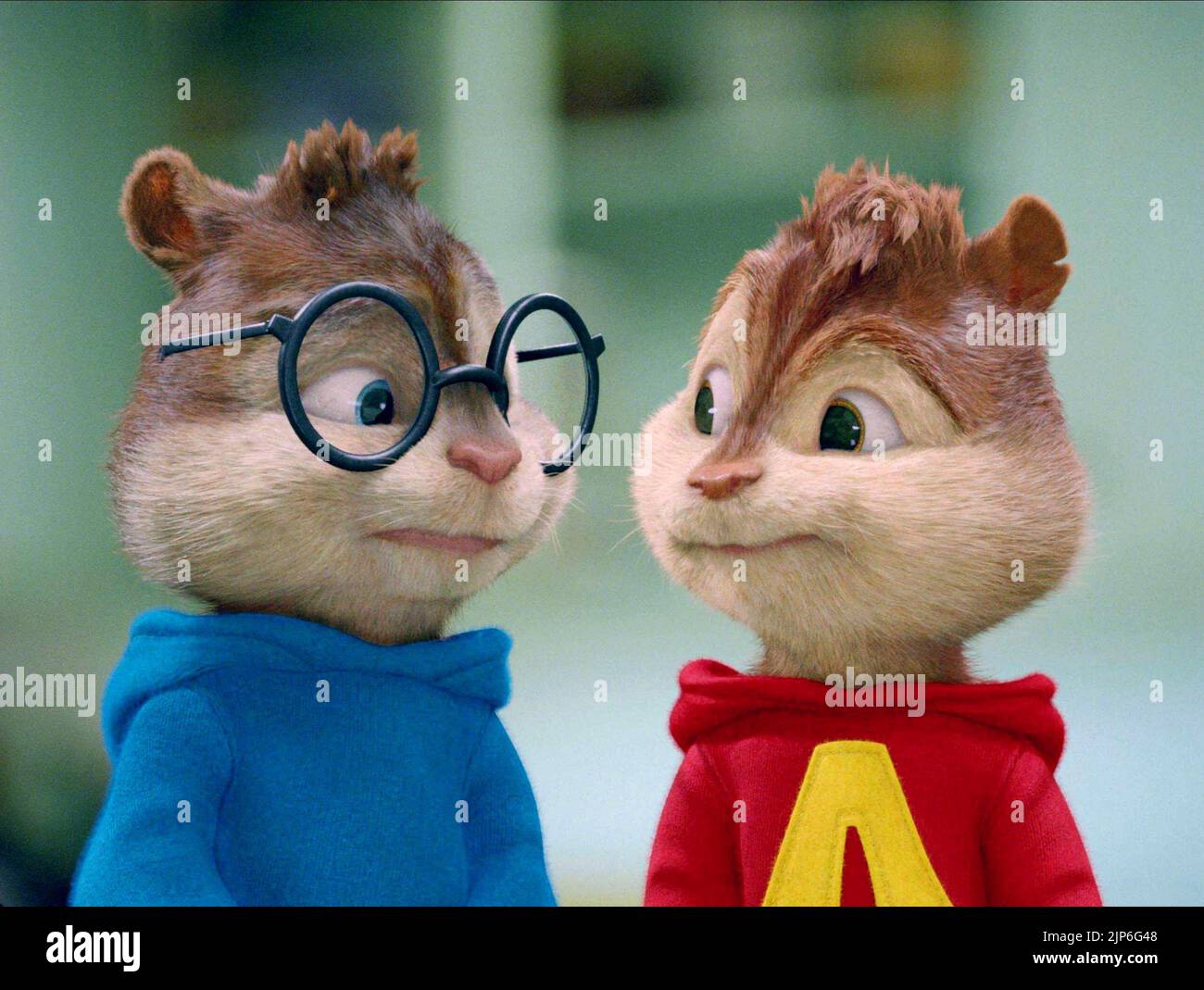SIMON,ALVIN, ALVIN ET LES TAMIAS : LA SQUEAKQUEL, 2009 Banque D'Images