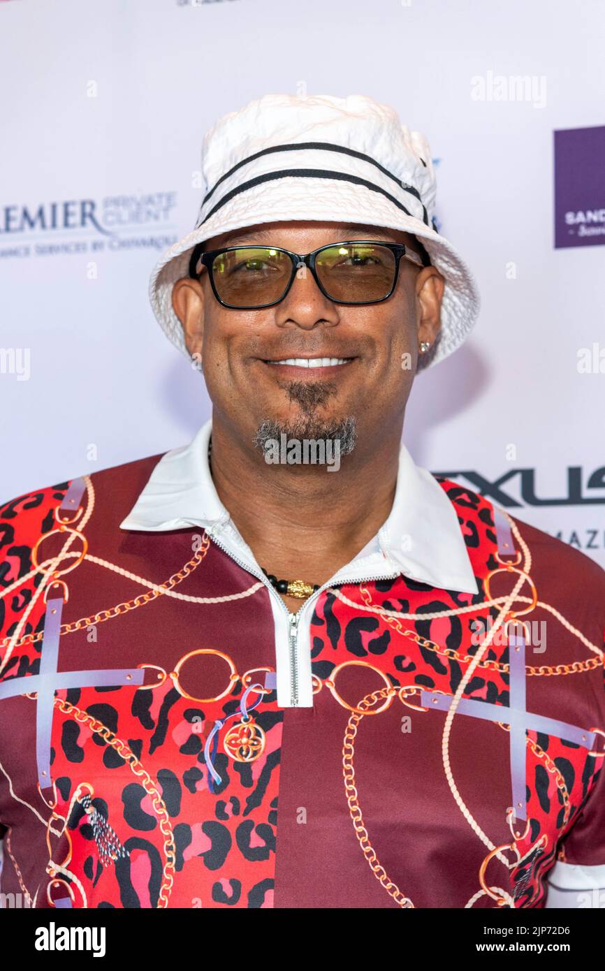 David Justice participe à la Classique de golf Celebrity 9th de Cedric l'artiste présenté par Lexus au Spanish Hills Club, Camarillo, CA sur 15 août 2022 Banque D'Images