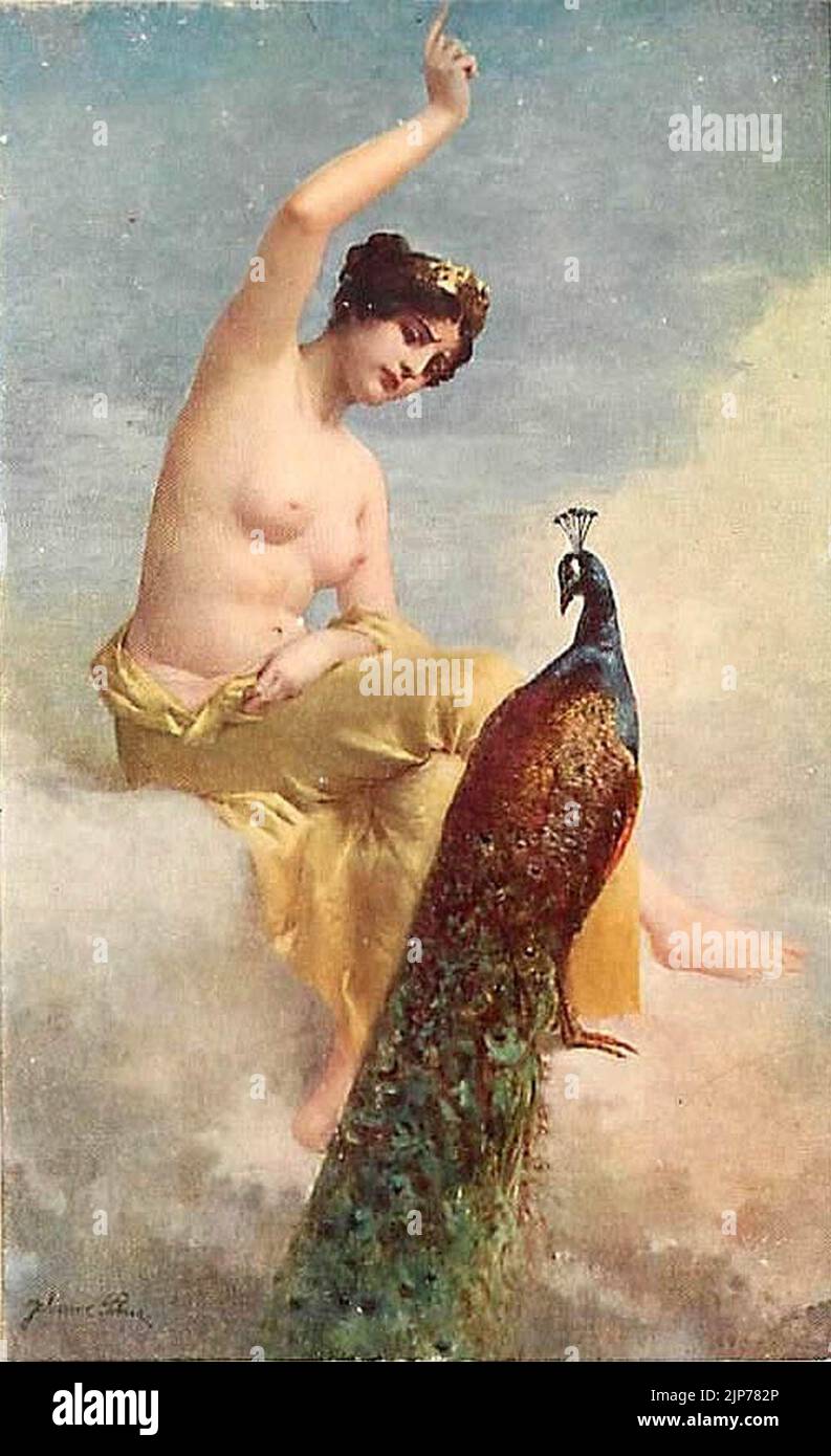 Le paon se plaint à Juno - Jehanne (1913) Banque D'Images