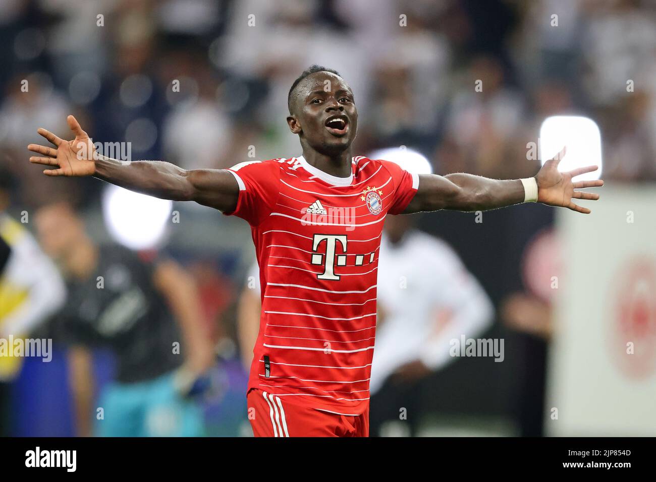 Sadio Mane du Bayern Muenchen Fussball 1 . Bundesliga Saison 2022 / 2023 Eintracht Frankfurt - FC Bayern Muenchen 5.8.2022 © diebilderwelt / Alamy stock Banque D'Images