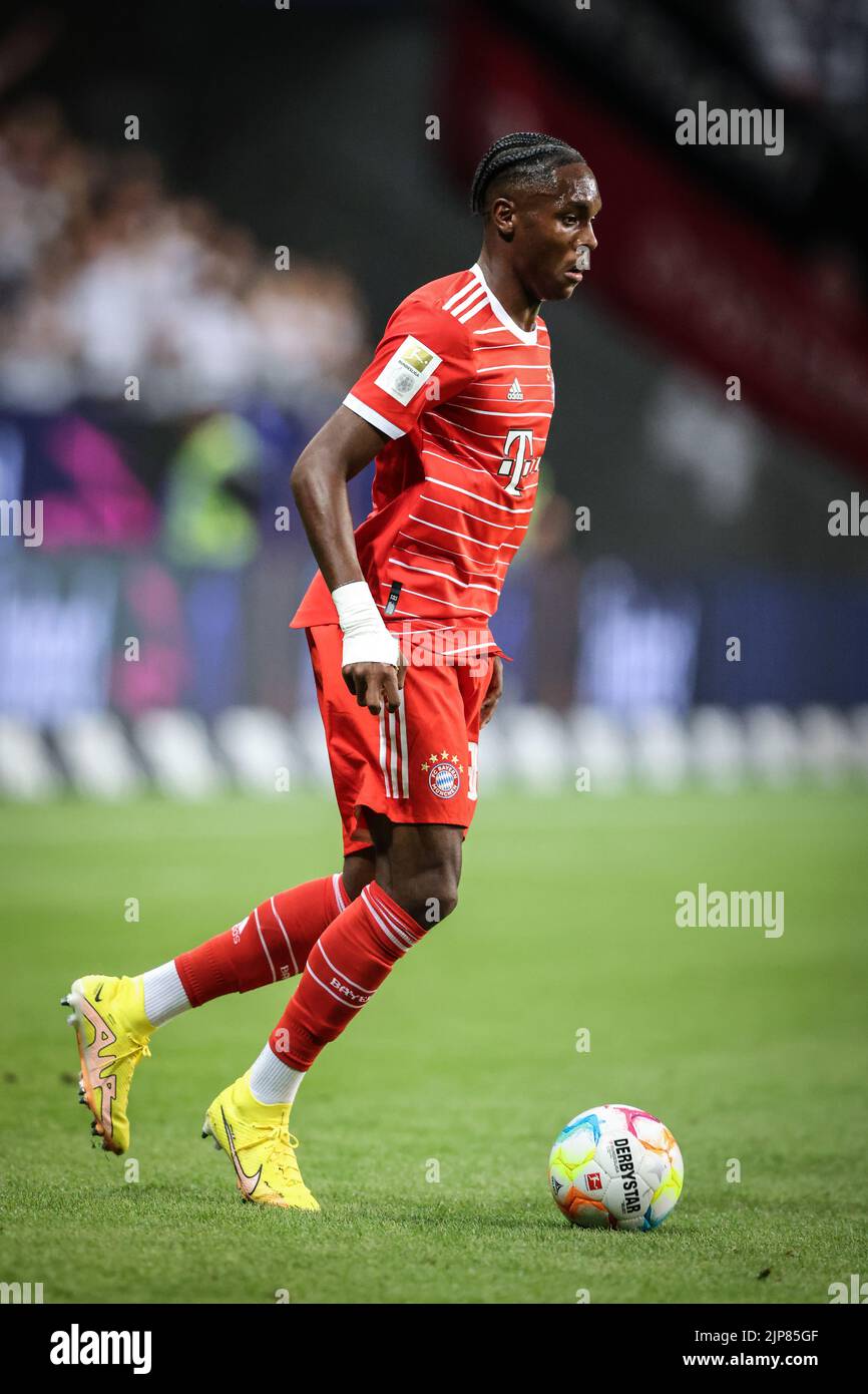 Mathys Tel Du FC Bayern Muenchen Fussball 1 . Bundesliga Saison 2022 / 2023 Eintracht Frankfurt
