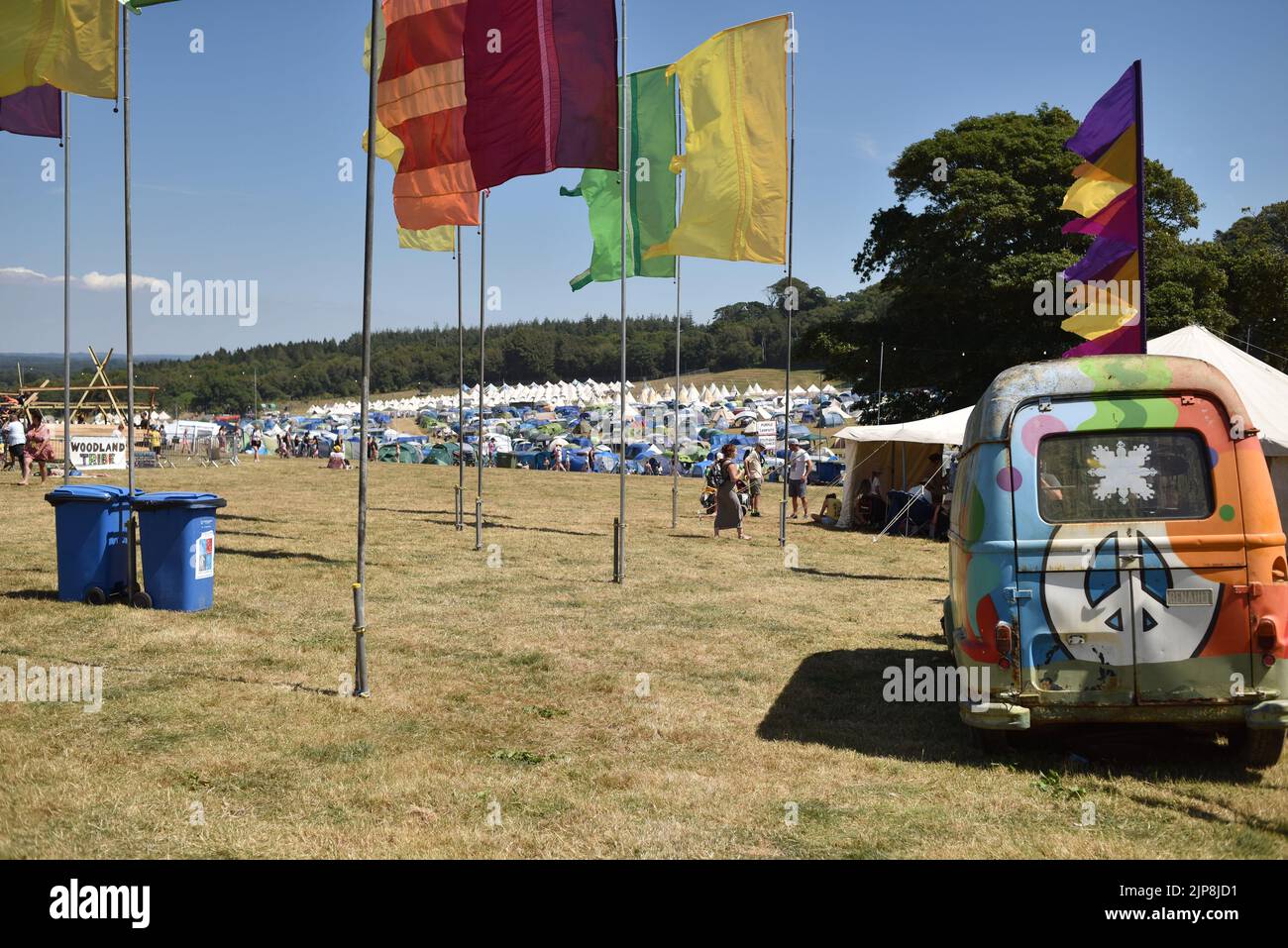 Scènes du festival familial Camp Bestival, Château et domaine de Lulworth, Dorset 28 juillet - 31 2022 Banque D'Images